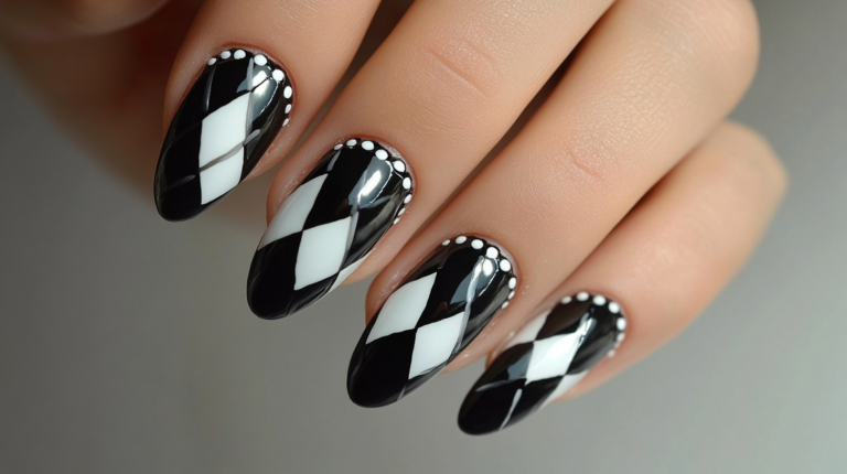 35 Stylish Black and White Nails Ideas to Elevate Your Look