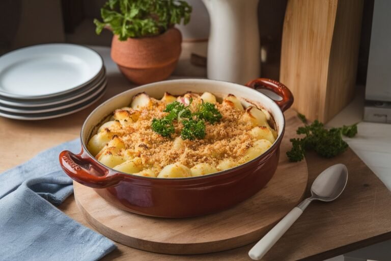 Janssons Frestelse: A Creamy Potato and Anchovy Casserole