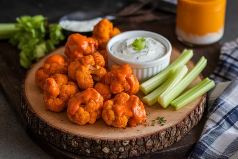 Crispy Spicy Buffalo Cauliflower Bites: Snack Perfection