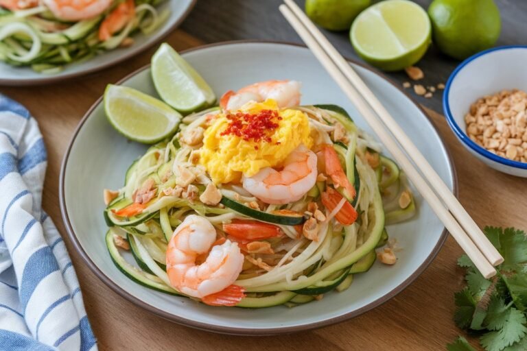 Keto Zoodle Pad Thai: A Low-Carb Thai Classic