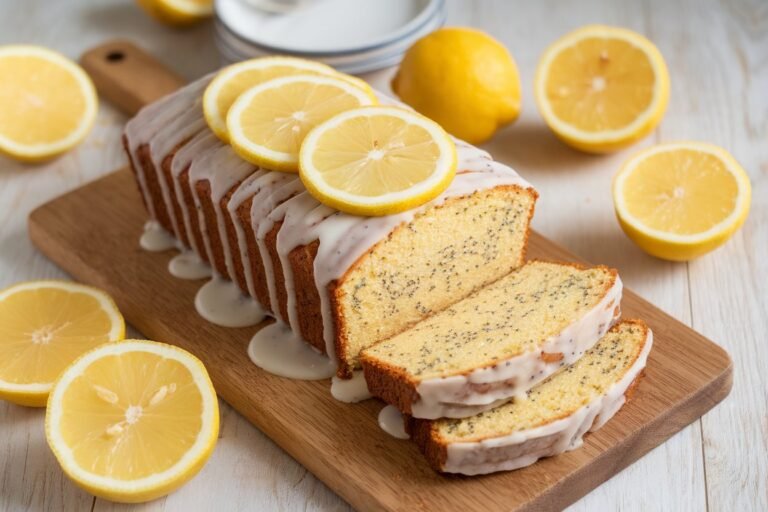 Lemon Poppy Seed Protein Loaf: Zesty Loaf for Guilt-Free Indulgence