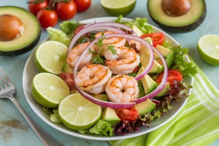 Refreshing Avocado Lime Keto Shrimp Salad: Summer on a Plate