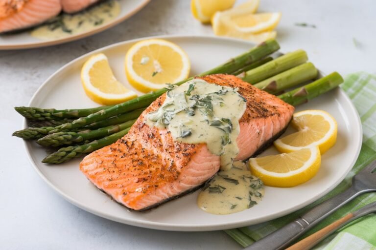 Zesty Lemon Herb Salmon & Asparagus: A Taste of Paradise